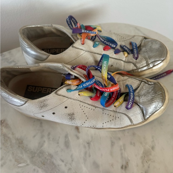Preloved Golden Goose Metallic Sneakers - Picture 2 of 13